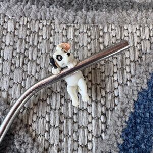 Vintage Disney Applause 101 Dalmatian Straw‎ Topper Figurine